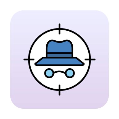 hedef simge, vektör illüstrasyonu basit tasarım