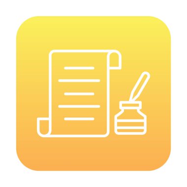 kalem, simge vektörü ile belge