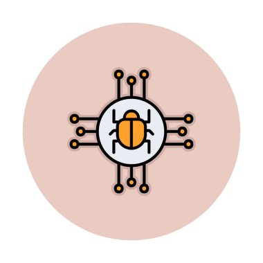 Basit yassı Spyware vektör çizimi 