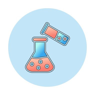 Şişesi web simgesi, vektör çizim  