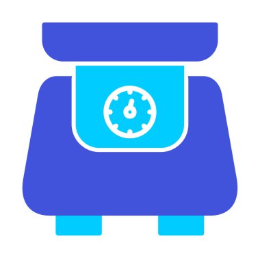 ölçekli düz simge, vektör illüstrasyonu