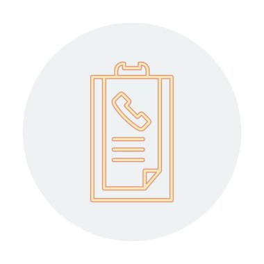 Basit Arama Listesi Geçmişi simgesi, vektör illüstrasyonu