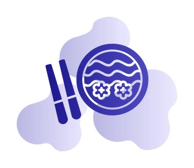 Ramen Web simgesi, vektör illüstrasyonu