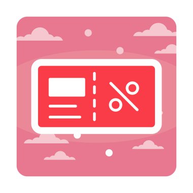 Faturacı Kara Cuma ikon vektör illüstrasyonu  