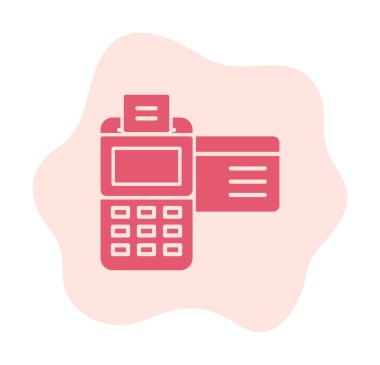 Kredi Kartı Makinesinin vektör çizimi