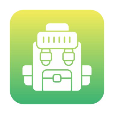 Askeri Sırt Çantası vektör çizimi