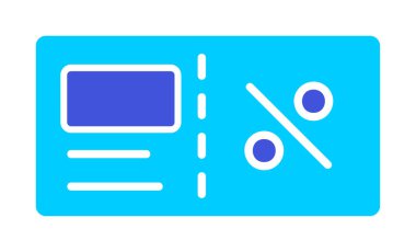 Faturacı Kara Cuma ikon vektör illüstrasyonu  