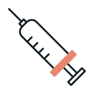 Şırınga ikonu vektör çizimi