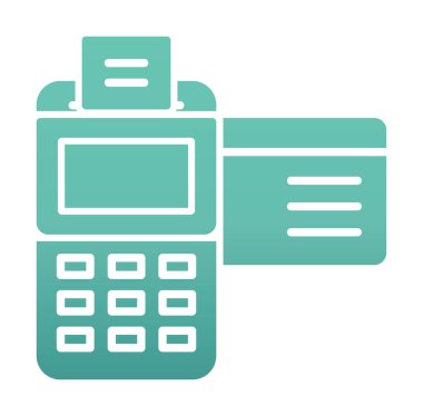 Kredi Kartı Makinesinin vektör çizimi