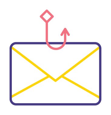 Basit düz fonlama simgesi illüstrasyonu  