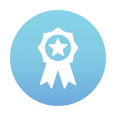  Ödül satırı simgesi tasarımı illüstrasyonu  