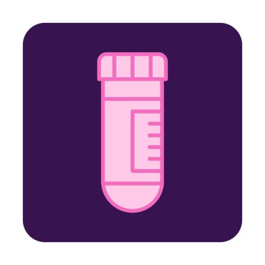 test tüpü modern simge vektör çizimi