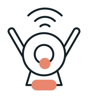 Web Kamerası modern simgesinin vektör illüstrasyonu           