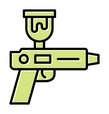 Spray Gun icon vector illustration
