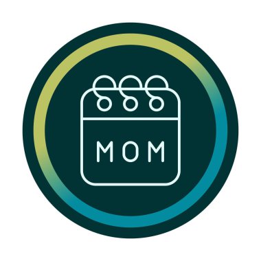 Anne takvimi olayı, vektör illüstrasyonu