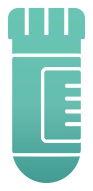 test tüpü modern simge vektör çizimi