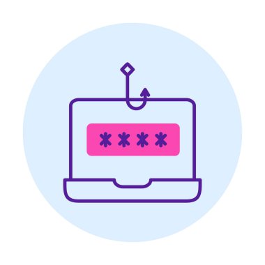 Şifreleme simgesi, arkaplandaki logo