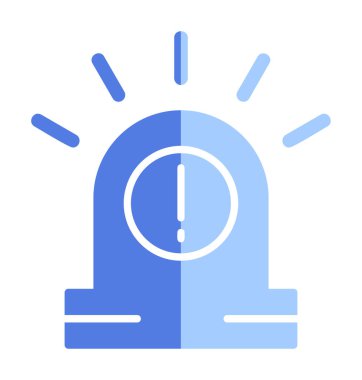 Uyarı simgesi, taslak biçimi, vektör illüstrasyonu