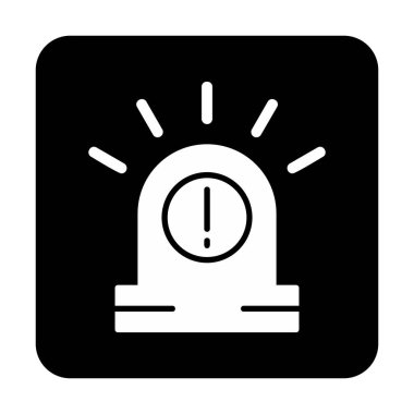 Uyarı simgesi, taslak biçimi, vektör illüstrasyonu