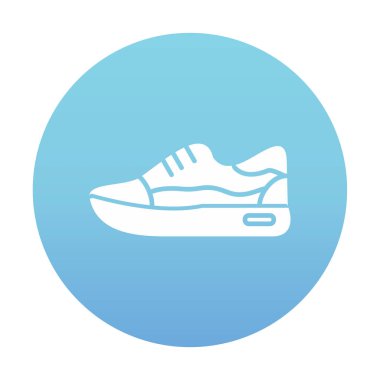 Ayakkabı sporu tasarımı vektör çizimi 