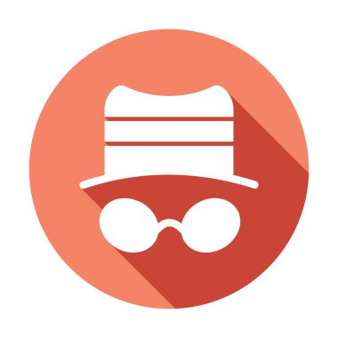 Basit casus yazılım simgesi, vektör illüstrasyonu