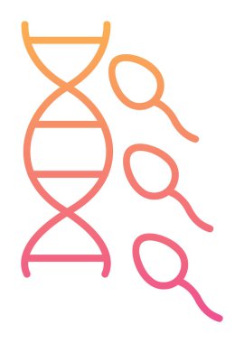 Üreme sisteminin vektör çizgisi çizimi