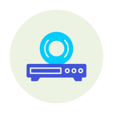 CD çalar simge vektör çizim