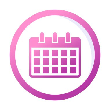 Takvim web simge vektör çizim