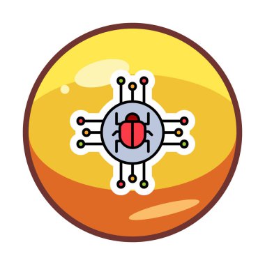 Basit yassı Spyware vektör çizimi 