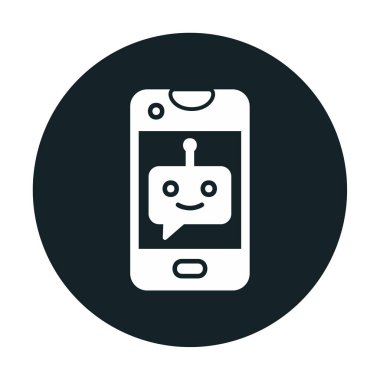 Sohbet simgesi vektör illüstrasyonu