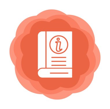 Bilgi Defteri simgesi. dosya simgesi. vektör illüstrasyonu