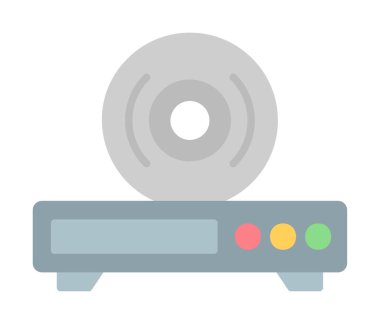 CD çalar simge vektör çizim