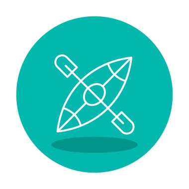 Basit Kano Teknesi simgesi, vektör illüstrasyonu