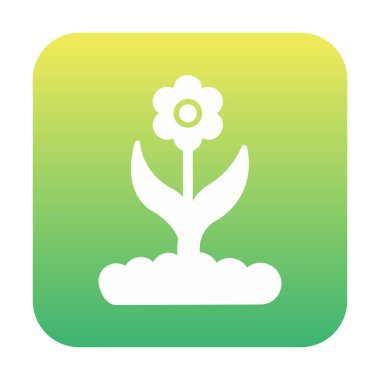  düz çiçek vektör illüstrasyonu   