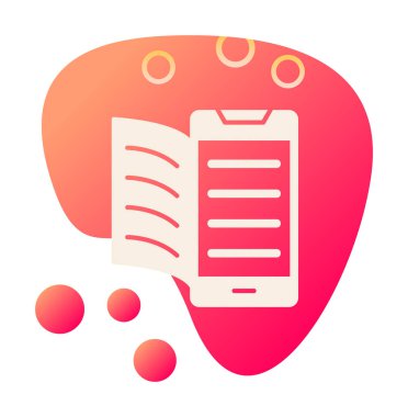 Dijital Kitap simgesi vektör illüstrasyonuName