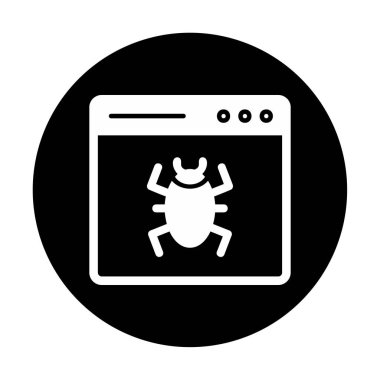 Yasak web sitesi vektör simgesi 