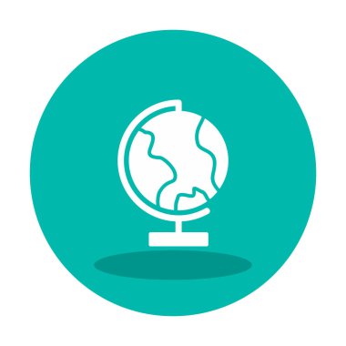 dünya ikonu vektör illüstrasyon tasarımı