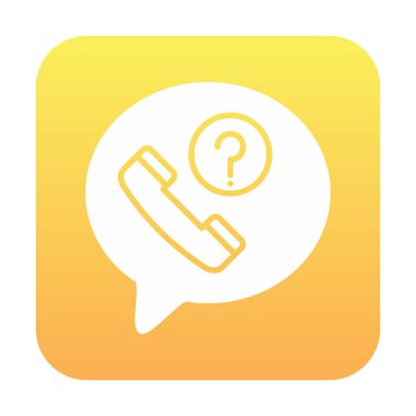 Basit kaçırılan çağrı simgesi, vektör illüstrasyonu