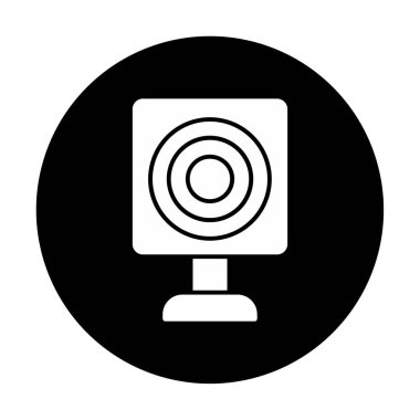 Askeri Hedef ikonu vektör çizimi