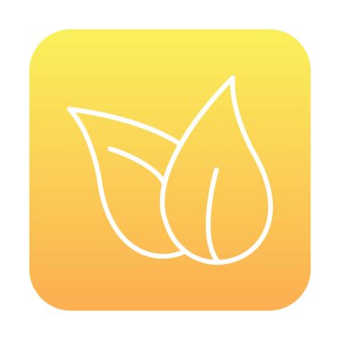 ekoloji sembolü, yaprak simgesi, vektör illüstrasyon grafiği