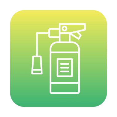 Yangın söndürme simgesinin vektör çizimi                            