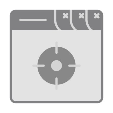 hedef simge, vektör illüstrasyonu basit tasarım