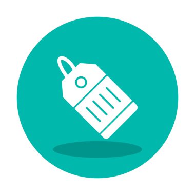 Fiyat Etiketi simgesi, vektör illüstrasyonu basit tasarım