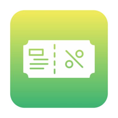 Hediye çeki web simgesi, vektör illüstrasyonu 