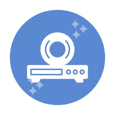 CD çalar simge vektör çizim