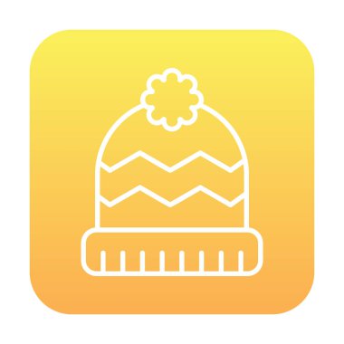 Beanie icon vector illustration 