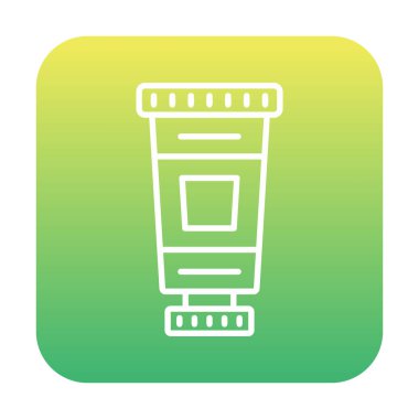 Modern Yağlı Boya simgesinin vektör çizimi                      