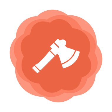 Balta. Web simgesi basit illüstrasyon