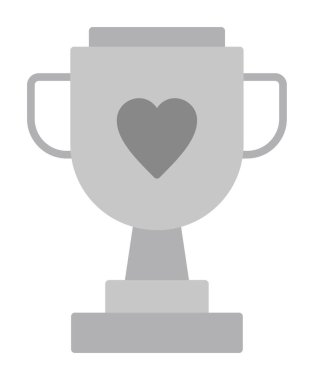 kupa vektör simgesi modern basit tasarım