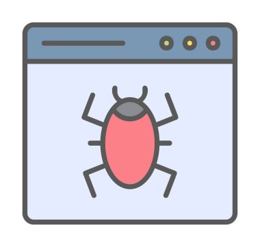 Yasak web sitesi vektör simgesi 